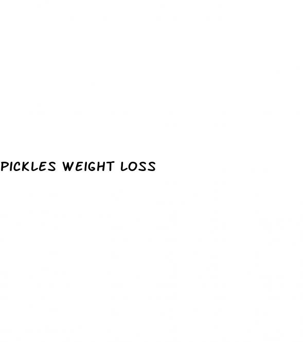 pickles weight loss