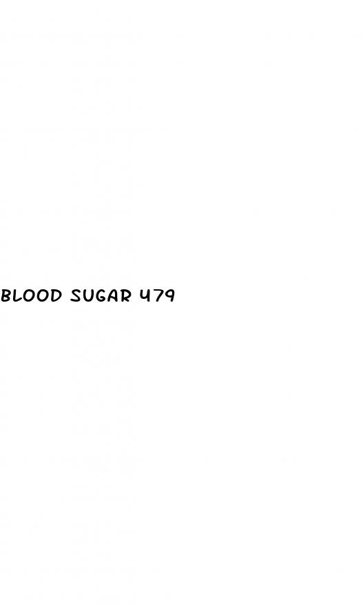 blood sugar 479