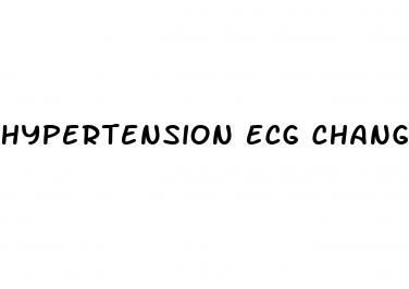 hypertension ecg changes