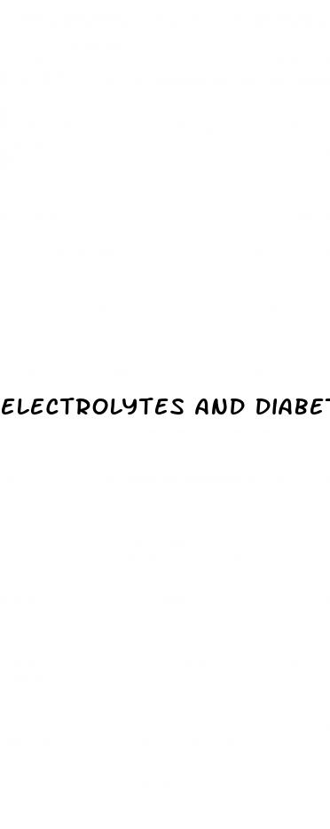 electrolytes and diabetes