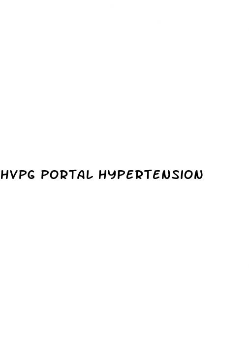 hvpg portal hypertension