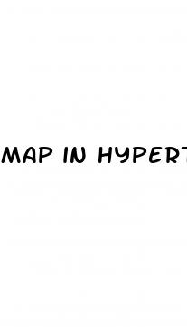 map in hypertension