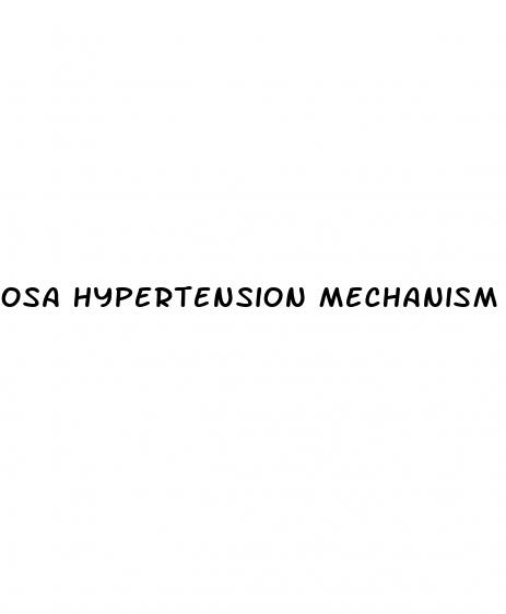 osa hypertension mechanism