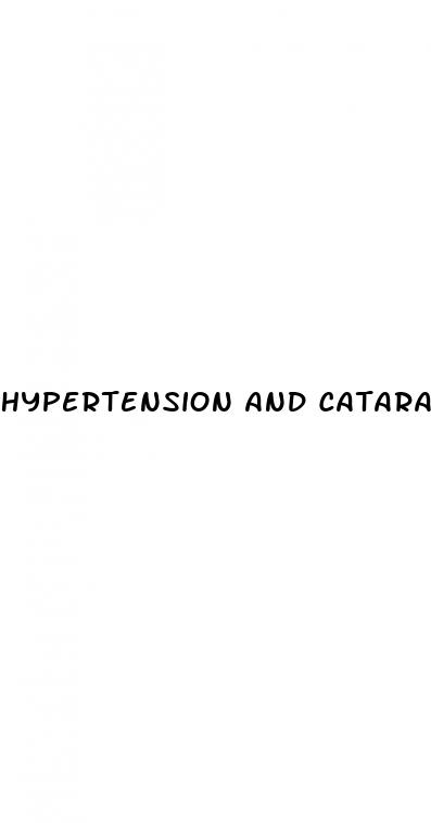 hypertension and cataracts