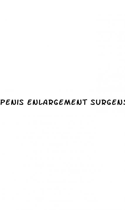 penis enlargement surgens