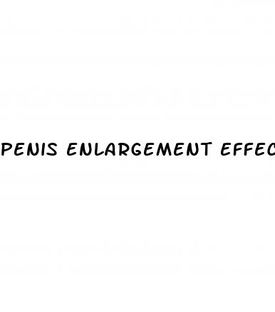 penis enlargement effect