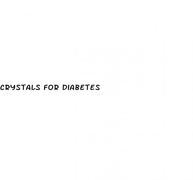 crystals for diabetes