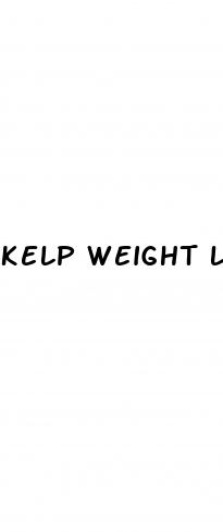 kelp weight loss