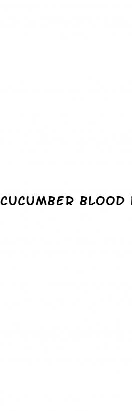 cucumber blood pressure