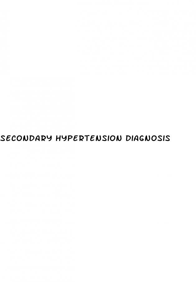 secondary hypertension diagnosis