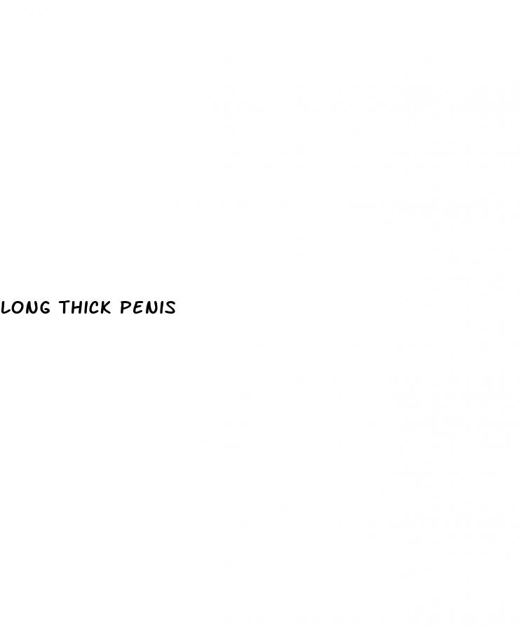 long thick penis