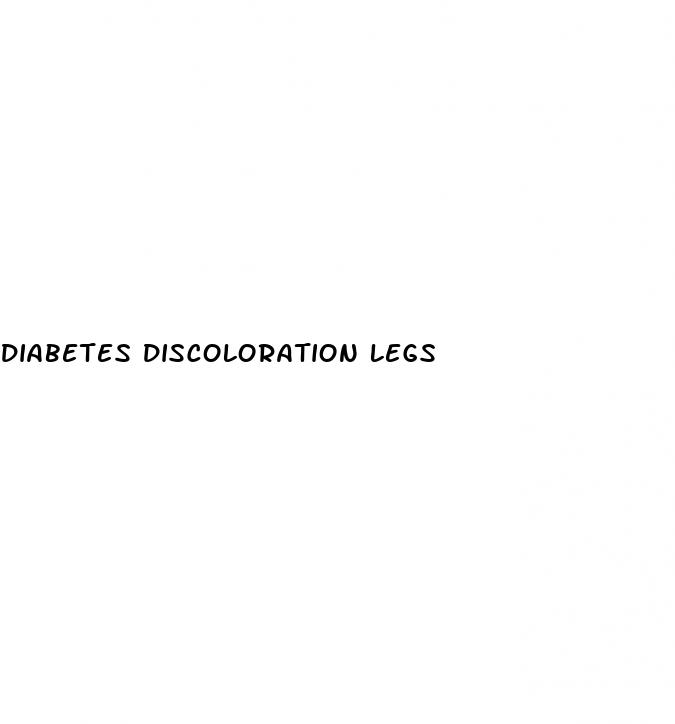 diabetes discoloration legs