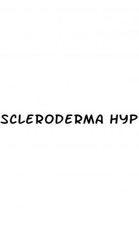 scleroderma hypertension treatment