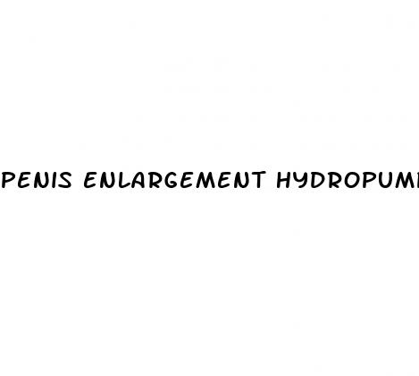 penis enlargement hydropump