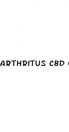 arthritus cbd oil