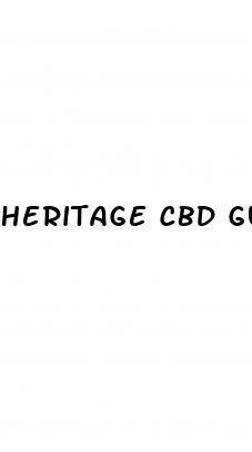 heritage cbd gummies
