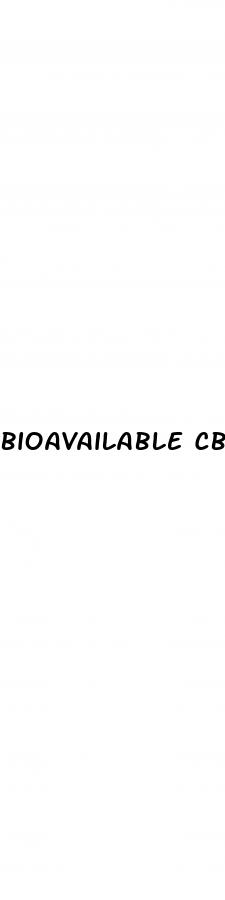 bioavailable cbd oil