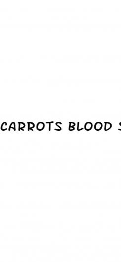 carrots blood sugar