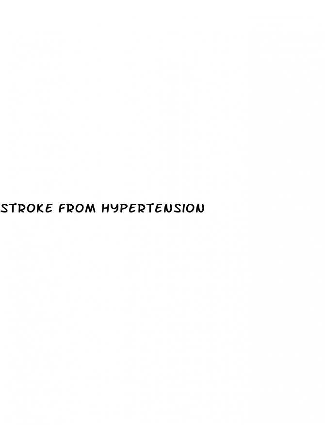 stroke from hypertension