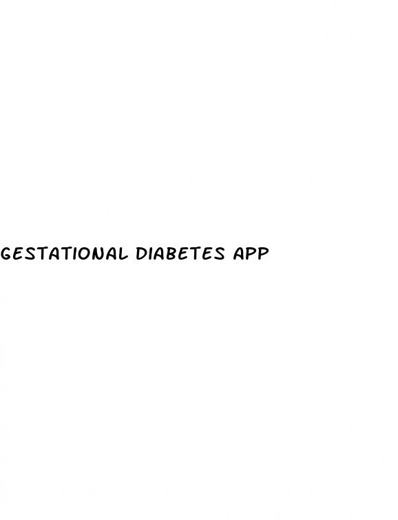 gestational diabetes app
