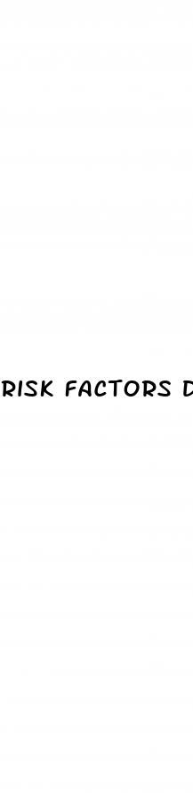 risk factors diabetes