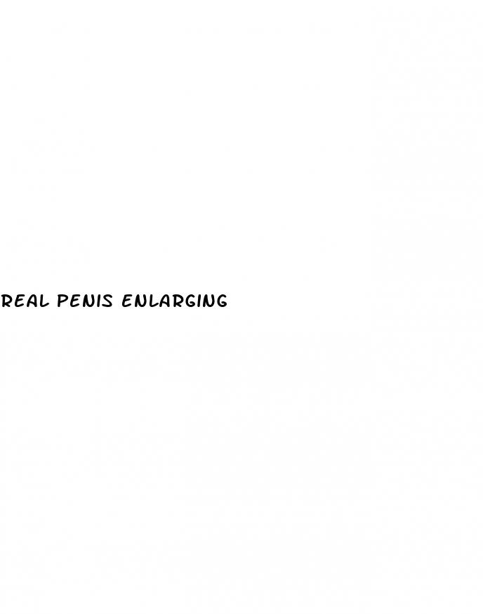 real penis enlarging