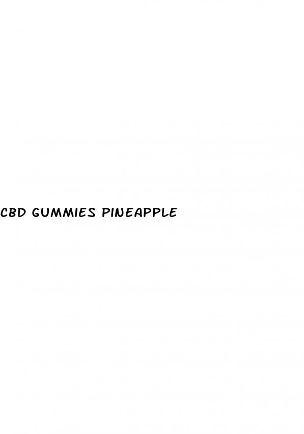cbd gummies pineapple