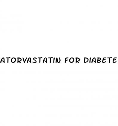 atorvastatin for diabetes