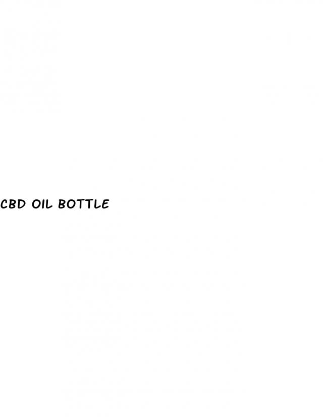 cbd oil bottle