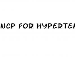 ncp for hypertension