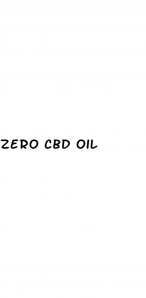 zero cbd oil