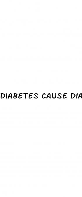 diabetes cause diarrhea