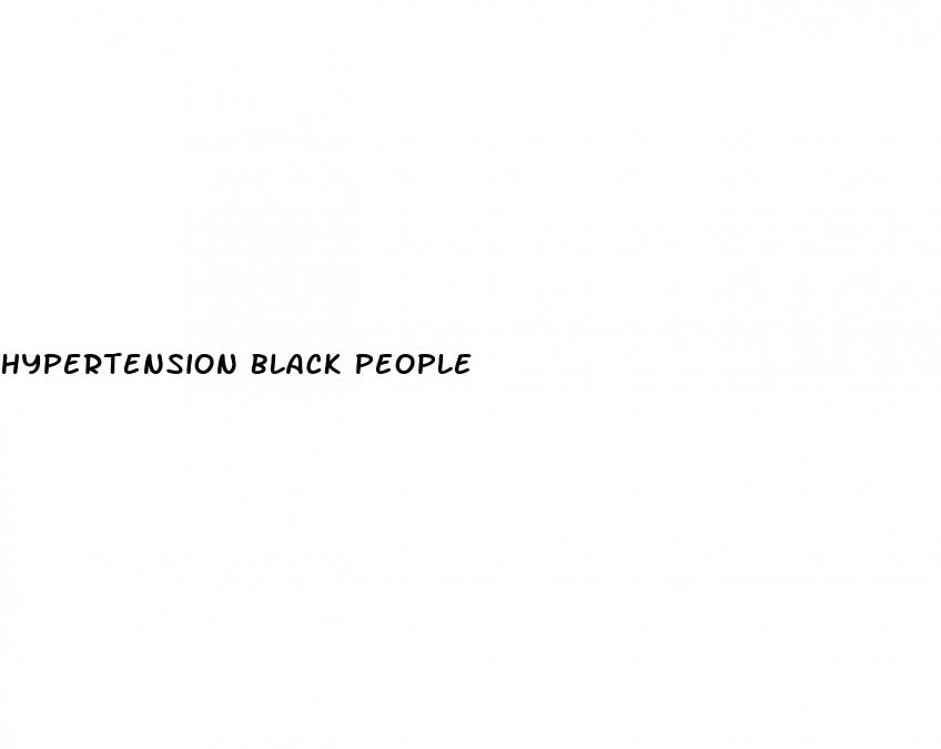 hypertension black people