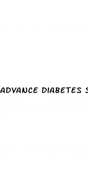 advance diabetes supplies