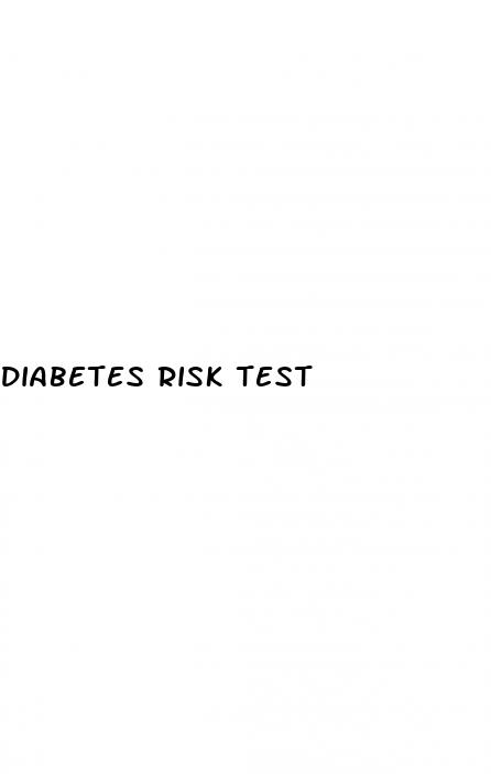 diabetes risk test