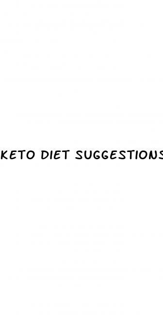 keto diet suggestions
