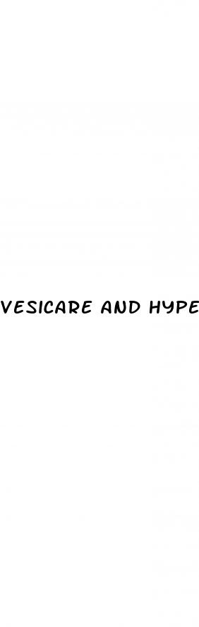 vesicare and hypertension