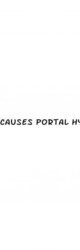 causes portal hypertension
