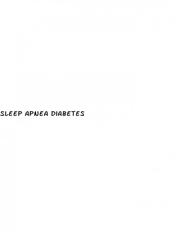 sleep apnea diabetes