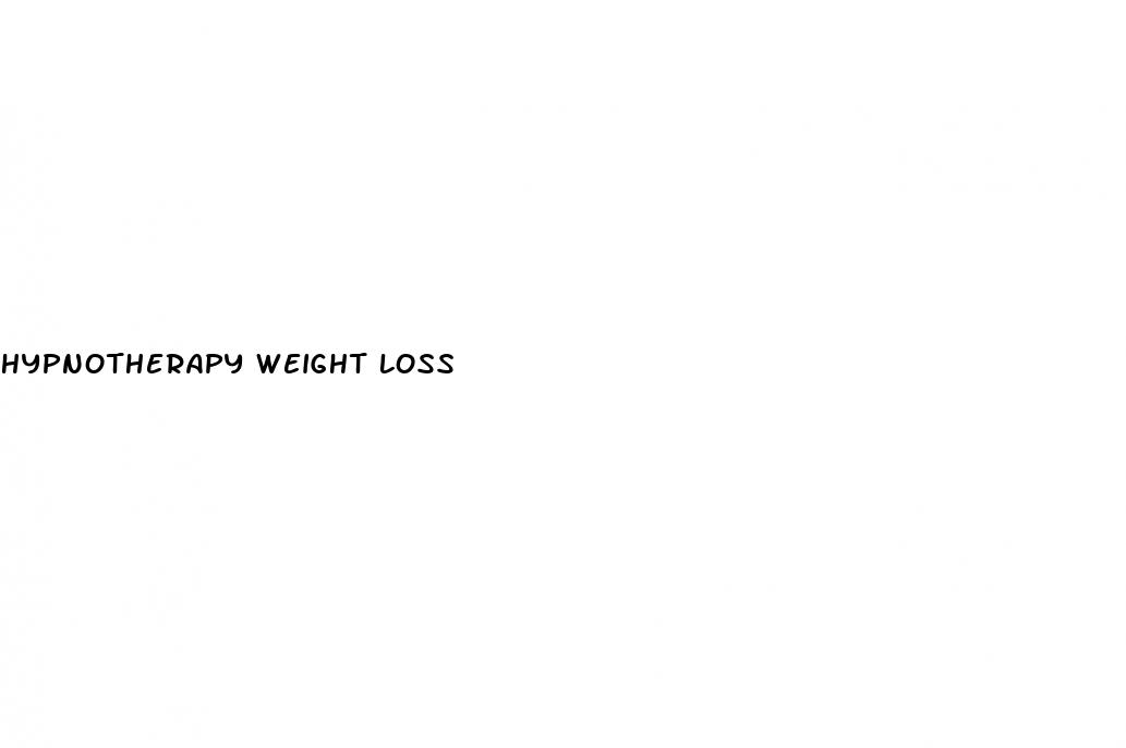 hypnotherapy weight loss