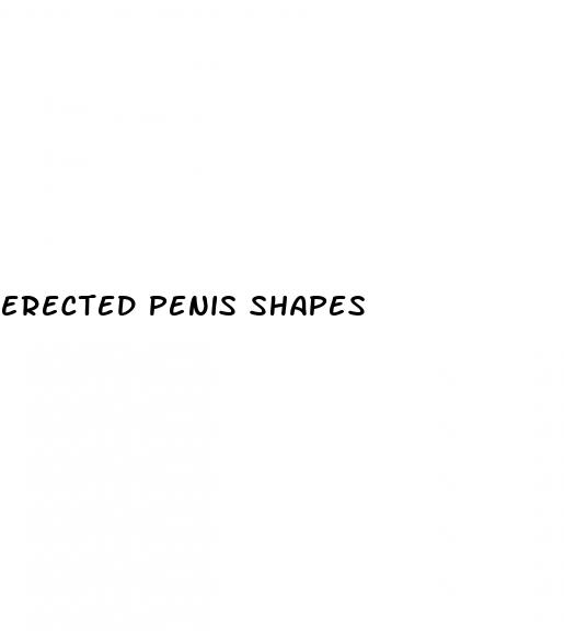 erected penis shapes