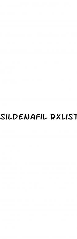 sildenafil rxlist