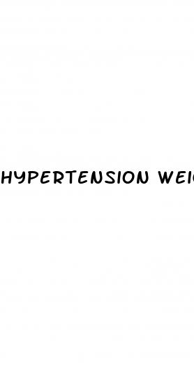 hypertension weight gain