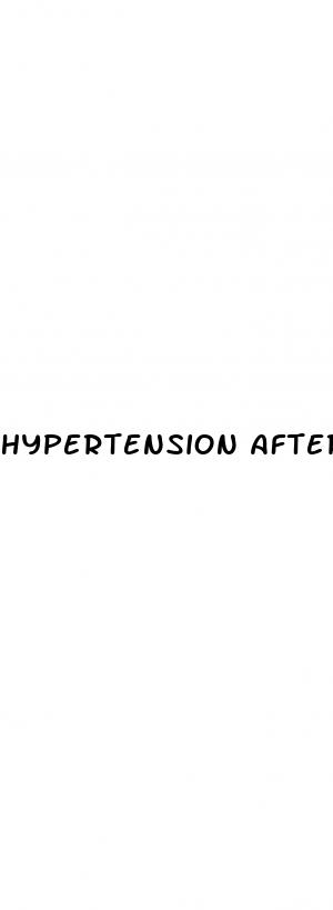 hypertension after hemodialysis
