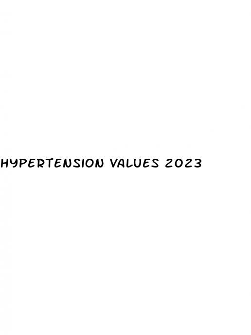 hypertension values 2023