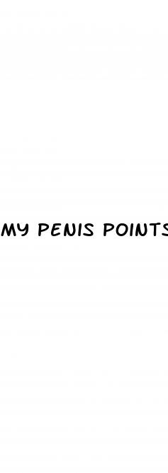 my penis points up when erect
