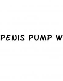 penis pump with erection bands