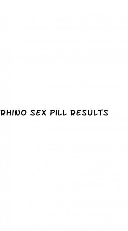 rhino sex pill results