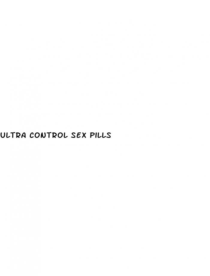 ultra control sex pills