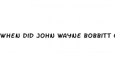 when did john wayne bobbitt get a penis enlargement